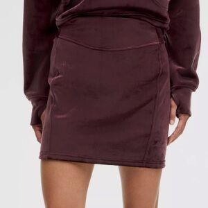 lululemon athletica Deep Wine Mini Skirt